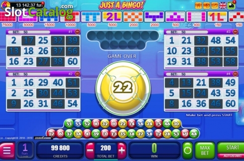Скрин3. Just A Bingo слот