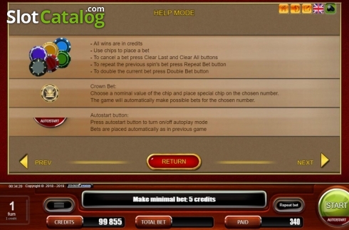 Скрин9. European Roulette (Belatra Games) слот