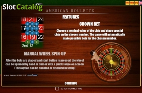 Скрин2. American Roulette (Belatra Games) слот