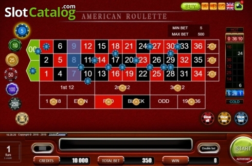 Скрин4. American Roulette (Belatra Games) слот