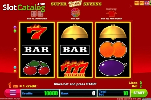 Скрин3. Super Sevens Happy Wheel слот