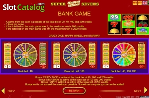 Скрин8. Super Sevens Happy Wheel слот