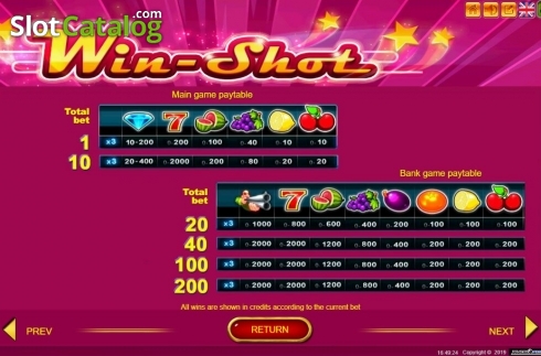 Скрин5. Win Shot слот