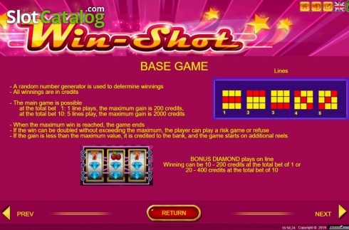Скрин6. Win Shot слот