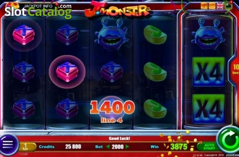 Скрин5. J. Monsters слот