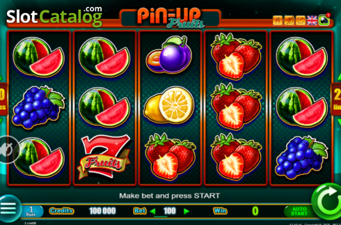 Скрин2. PinUp Fruits слот