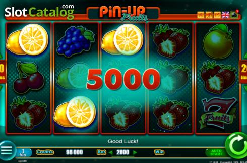 Скрин3. PinUp Fruits слот