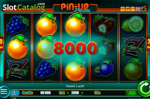 Скрин4. PinUp Fruits слот
