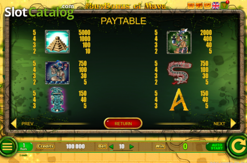 Скрин6. Buy Bonus of Maya слот