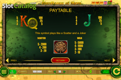 Скрин7. Buy Bonus of Maya слот