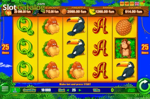Скрин2. Monkey Jackpot слот