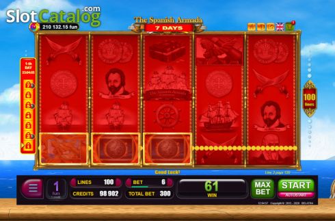 Скрин4. 7 Days The Spanish Armada слот