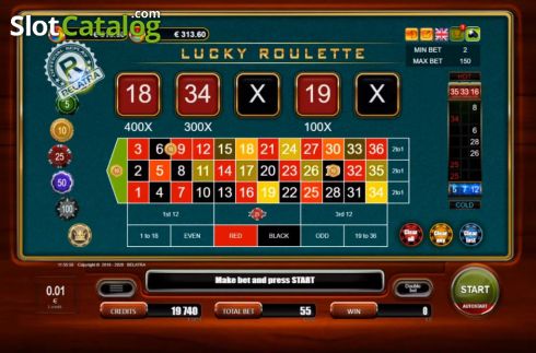 Скрин3. Lucky Roulette слот