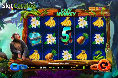Скрин4. Lazy Monkey слот