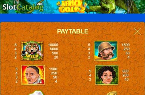Скрин6. Africa Gold 2 слот