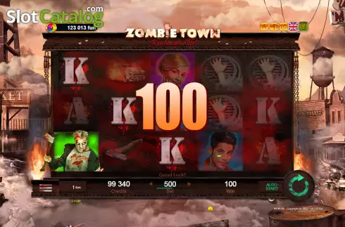 Скрин3. Zombie Town слот