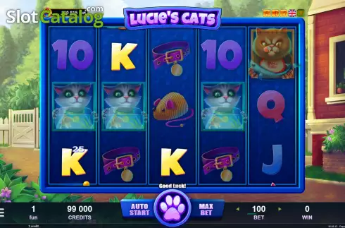 Скрин3. Lucie's Сats слот