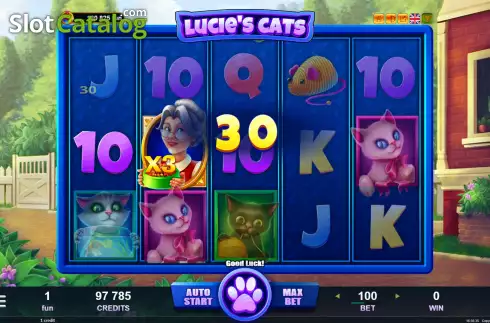 Скрин6. Lucie's Сats слот