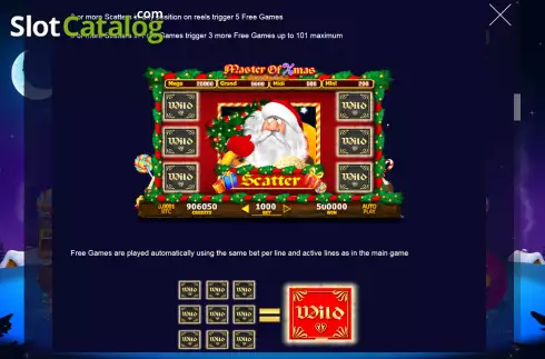 Скрин6. Master of Xmas слот