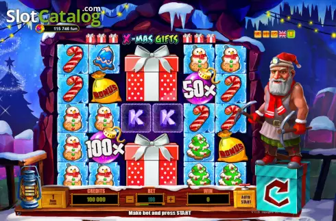 Скрин2. X-Mas Gifts слот