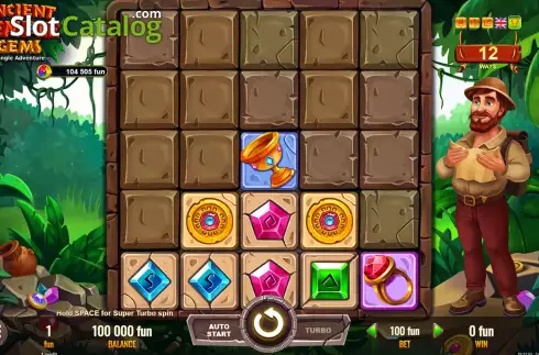 Скрин3. Ancient Temple Gems слот