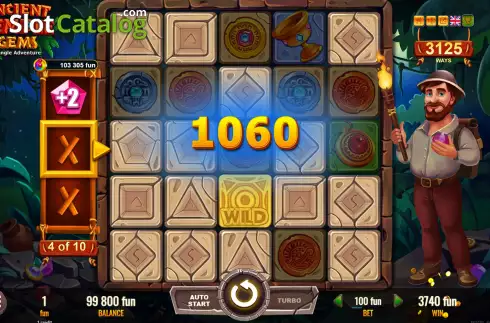 Скрин7. Ancient Temple Gems слот