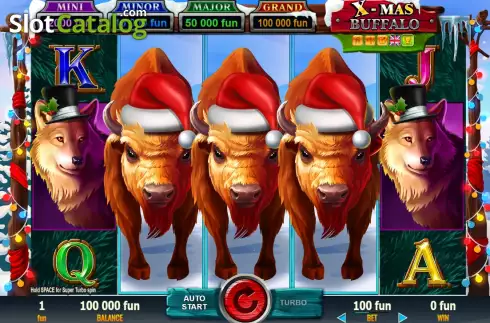 Скрин2. X-Mas Buffalo слот