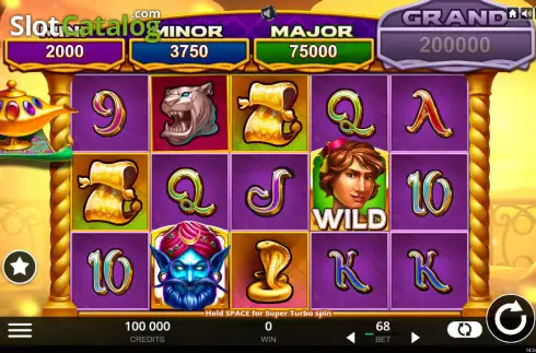 Скрин2. 4 Secrets of Aladdin слот