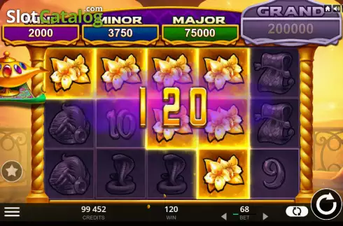 Скрин3. 4 Secrets of Aladdin слот