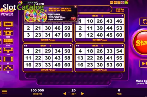 Скрин2. Bingo Power слот