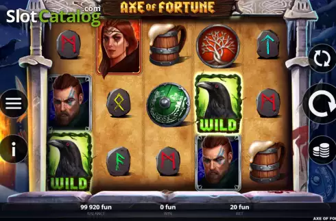 Скрин2. Axe of Fortune слот