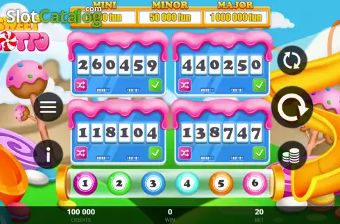 Скрин2. Sweet Lotto слот