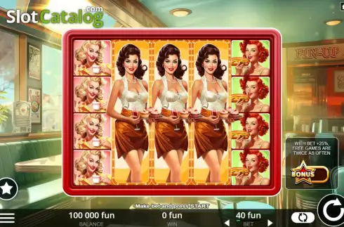 Скрин2. Cafe Pin-Up слот
