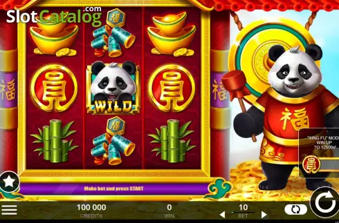 Скрин2. Xing Fu Panda слот