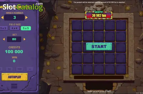 Скрин2. Mummy's Mines слот