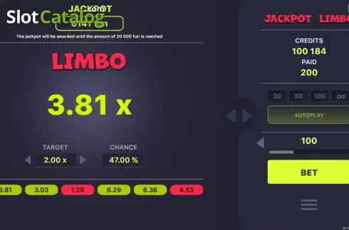Скрин3. Jackpot Limbo слот