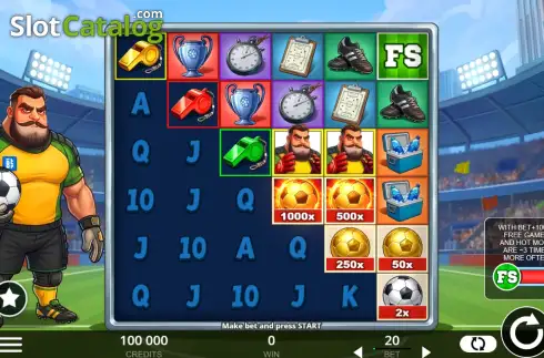 Скрин2. Penalty Blast слот