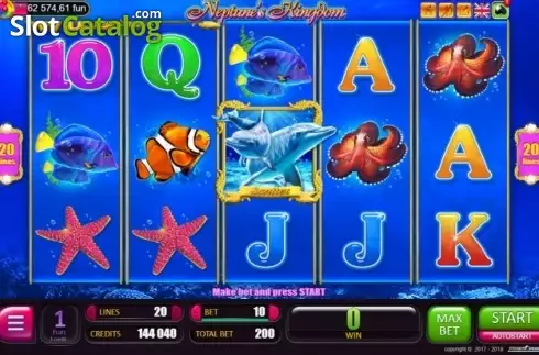 Скрин2. Neptunes Kingdom (Belatra Games) слот