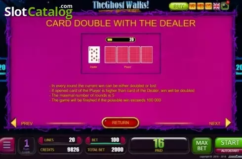 Скрин8. The Ghost Walks слот