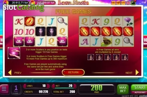 Скрин7. Love Magic слот