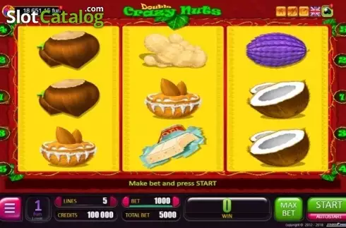 Скрин2. Double Crazy Nuts слот