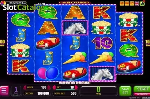 Скрин2. Carousel (Belatra Games) слот