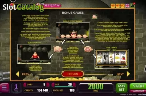 Скрин5. Piggy Bank (Belatra Games) слот