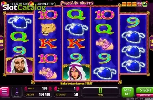 Скрин2. Persian Nights (Belatra Games) слот