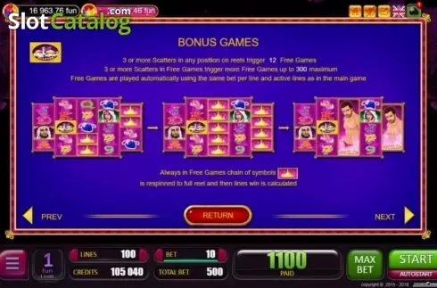 Скрин8. Persian Nights (Belatra Games) слот