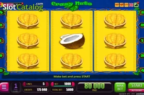 Скрин3. Crazy Nuts слот