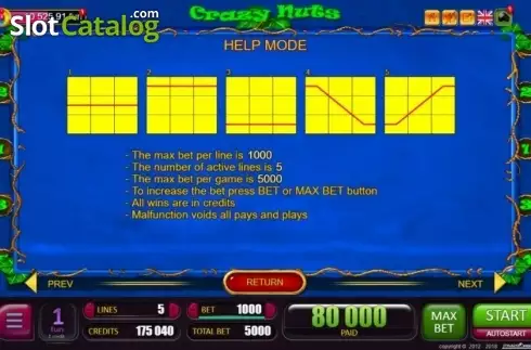 Скрин6. Crazy Nuts слот