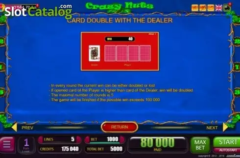 Скрин7. Crazy Nuts слот