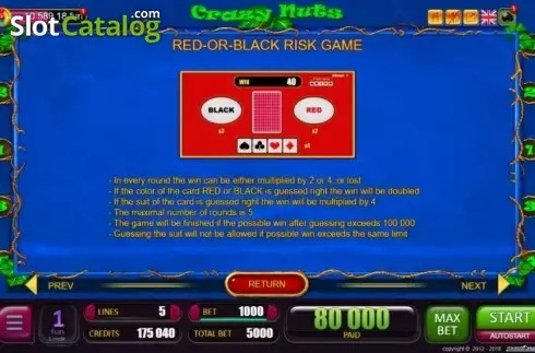 Скрин8. Crazy Nuts слот