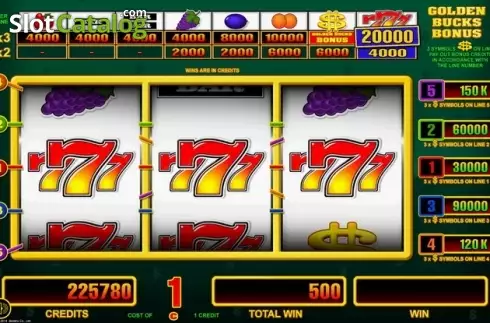 Скрин3. Golden Bucks слот